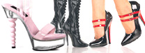 Chaussures : Des chaussures sexy: bottes et cuissardes, escarpins, talons aiguilles, semelles compensées, mules et la Collection New Rock.