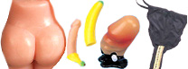 Gadgets, humour : cadeaux érotiques, humour, gadgets sexy ... pour trouver un cadeau d'anniversaire, organiser une soirée coquine ou un enterrement de vie de de garçon.
